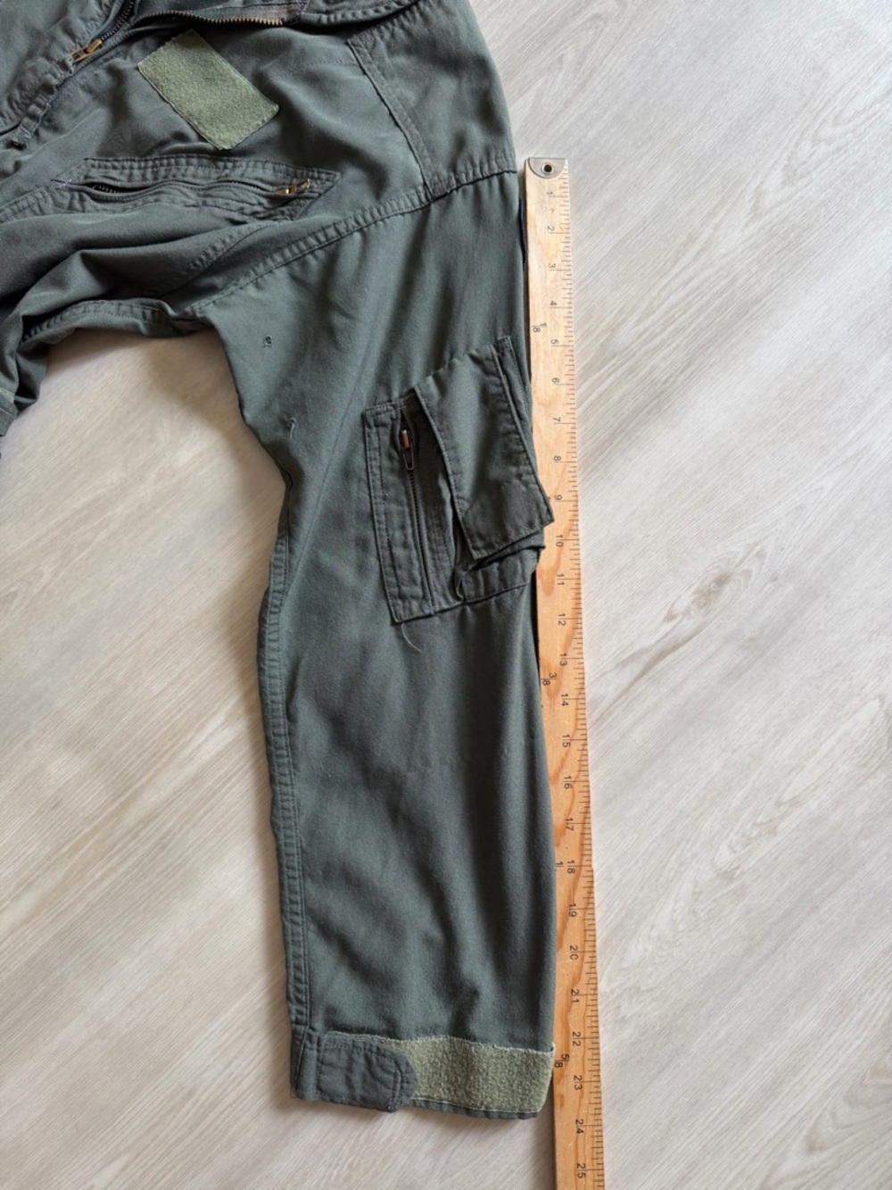 Vintage USAF Sage Green CWU-27/P Summer Flyer's Coveralls Air Force Sz 42 Short - Picture 11 of 13